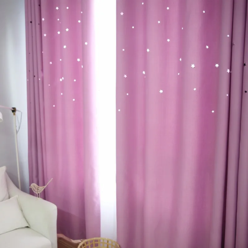 Custom Made Princess style Double Layer Cotton linen Blackout Star Hollow Curtain Tulle Fabric for Home Living Room window Decor
Custom Made Princess style Double Layer Cotton linen Blackout Star Hollow Curtain Tulle Fabric for Home Living Room window Decor