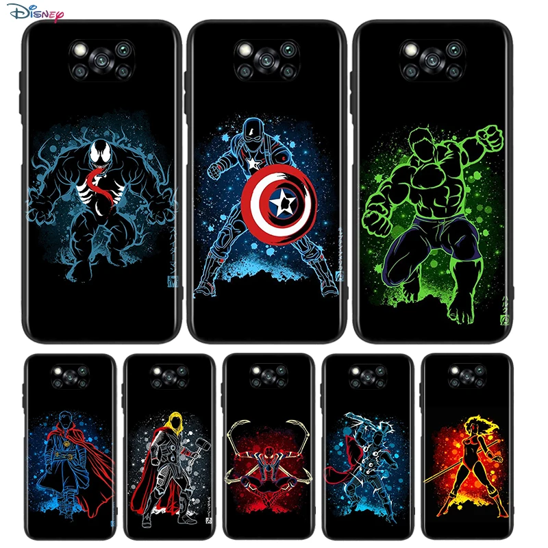 Marvel Superhero For Xiaomi Poco X3 NFC M2 X2 F2 F3 C3 M3 F1 Pro Mi Play Mix 3 A3 A2 A1 6 Lite Soft Phone Case
Marvel Superhero For Xiaomi Poco X3 NFC M2 X2 F2 F3 C3 M3 F1 Pro Mi Play Mix 3 A3 A2 A1 6 Lite Soft Phone Case