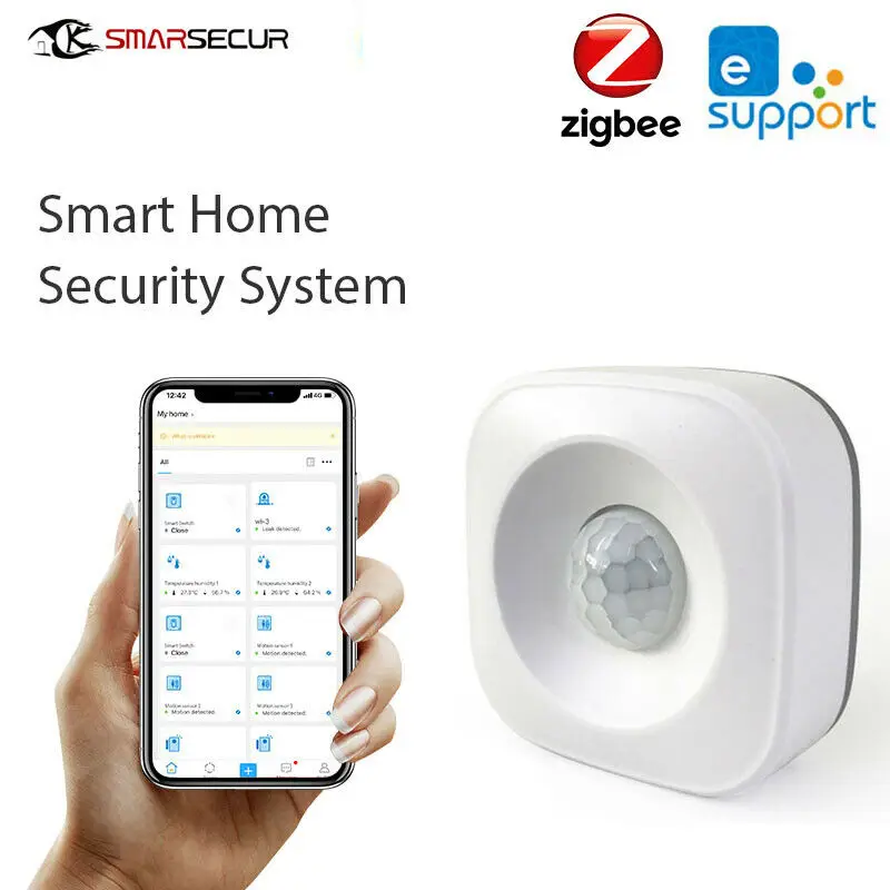 Инфракрасный датчик движения ZigBee для беспроводного умного дома и сигнализации безопасности
Инфракрасный датчик движения ZigBee для беспроводного умного дома и сигнализации безопасности