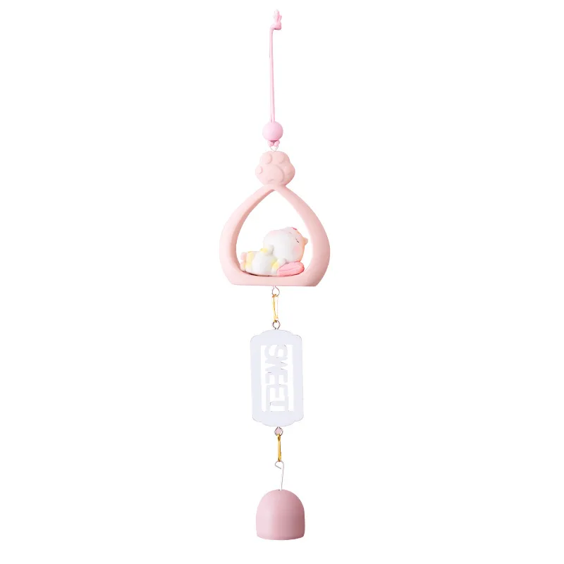 Simple and creative cat cartoon cute wind chimes cute resin crafts bell ornaments home decoration gifts
Simple and creative cat cartoon cute wind chimes cute resin crafts bell ornaments home decoration gifts