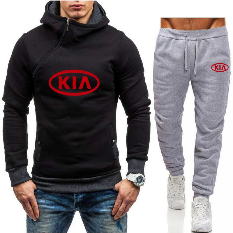 KIA car logo Men's Suit Oblique zipper Hoodie + Pants Harajuku Sportswear Casual Men/Women Training Sports Shirt
KIA car logo Men's Suit Oblique zipper Hoodie + Pants Harajuku Sportswear Casual Men/Women Training Sports Shirt