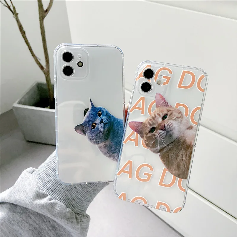 Clear Phone Case For IPhone 11 Funda Iphone 12 Pro Max 13 XS Max XR X 8 7 Plus SE 2020 Cover TPU Cute Cat Coque iphone11
Clear Phone Case For IPhone 11 Funda Iphone 12 Pro Max 13 XS Max XR X 8 7 Plus SE 2020 Cover TPU Cute Cat Coque iphone11