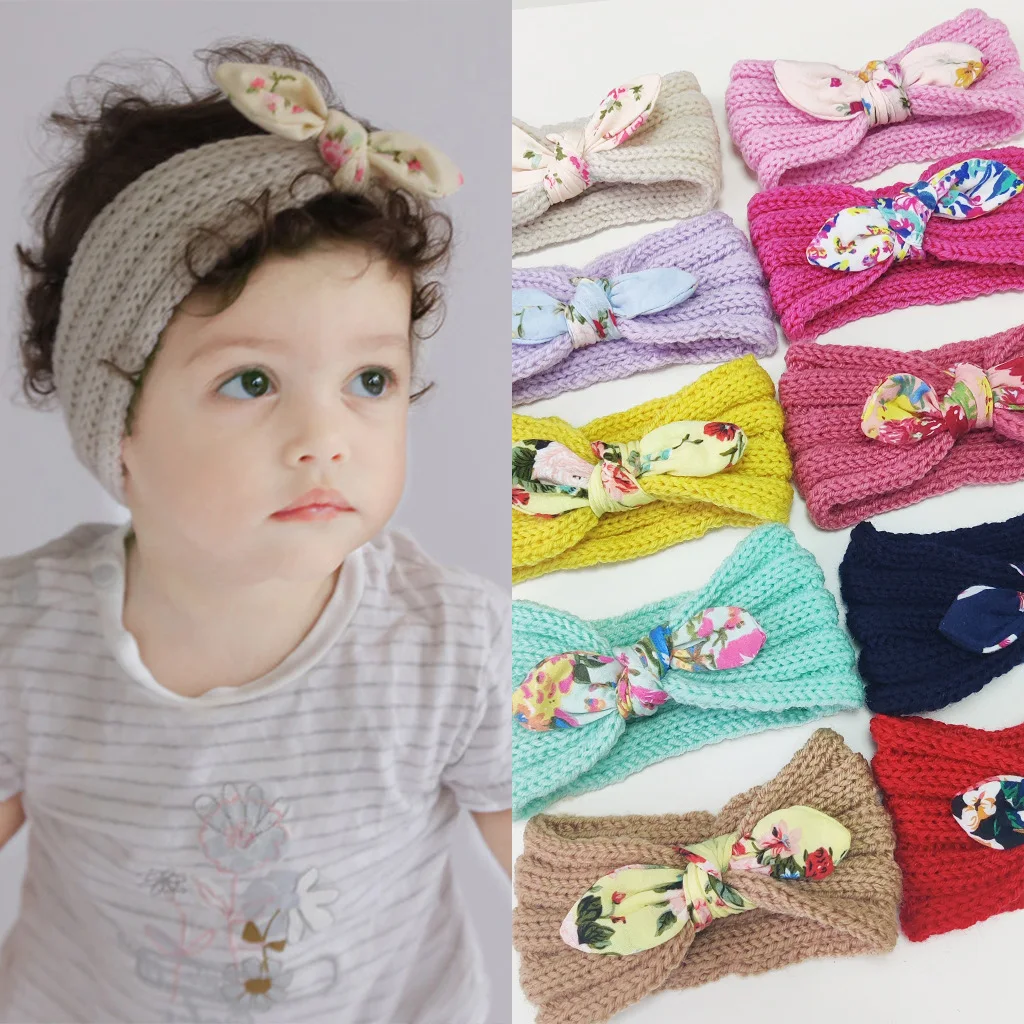 0-4T Wool Knited Bow Baby Headband for Child Bowknot Headwear Infant Vintage Flower Print Bow Turban Bebe Headwrap Baby Hairband 
0-4T Wool Knited Bow Baby Headband for Child Bowknot Headwear Infant Vintage Flower Print Bow Turban Bebe Headwrap Baby Hairband