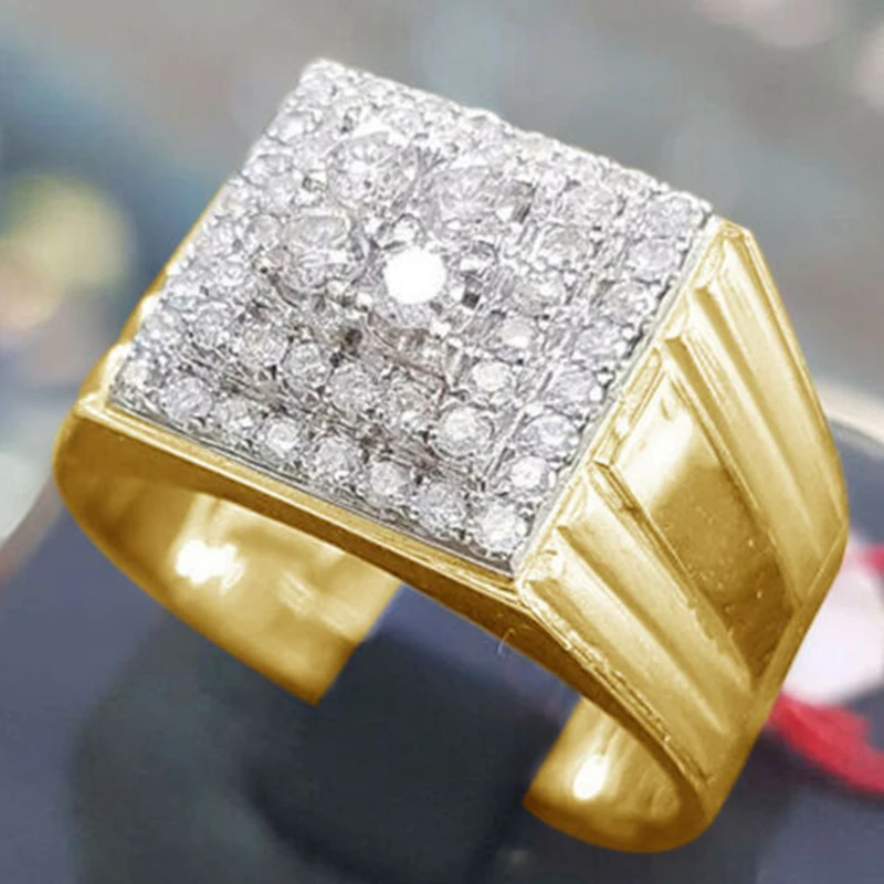 Luxury Gold Plated Opening Ring Micro Paved White Rhinestones Rings For Women Ladies Wedding Party Luxury Jewelry Gift T4M932
Luxury Gold Plated Opening Ring Micro Paved White Rhinestones Rings For Women Ladies Wedding Party Luxury Jewelry Gift T4M932