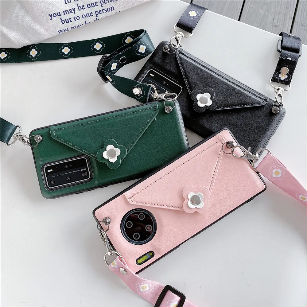 Phone Case sFor Huawei P30 P40 Pro Mate 30 Pro Case Luxury With lanyard Flower Leather Wallet Card Cover Bags Shells Fundas
Phone Case sFor Huawei P30 P40 Pro Mate 30 Pro Case Luxury With lanyard Flower Leather Wallet Card Cover Bags Shells Fundas