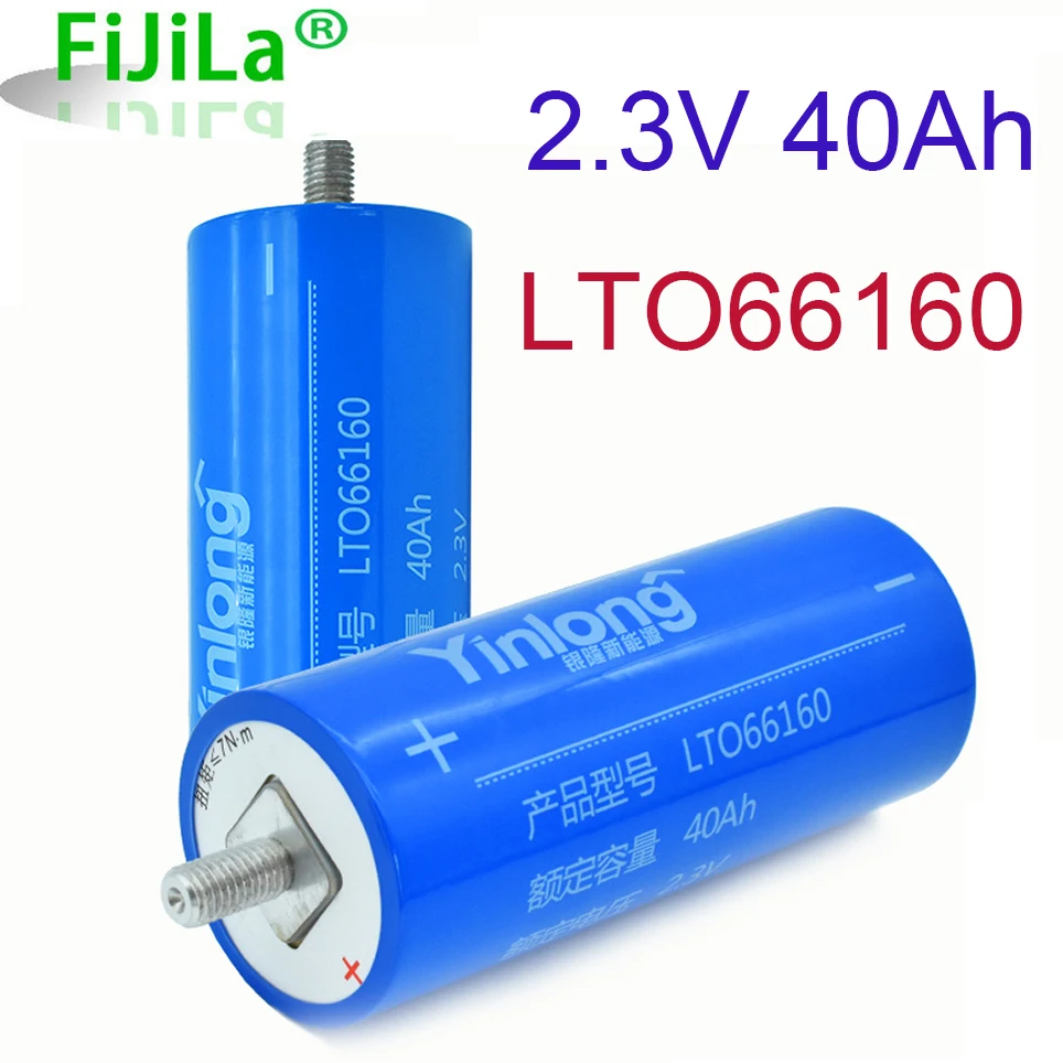 100% new Original Yinlong LTO66160H 2.3V 40Ah Cylindrical Lithium ion battery Titanium Oxide LTO 66160 Titanate Battery 1 pcs
100% new Original Yinlong LTO66160H 2.3V 40Ah Cylindrical Lithium ion battery Titanium Oxide LTO 66160 Titanate Battery 1 pcs