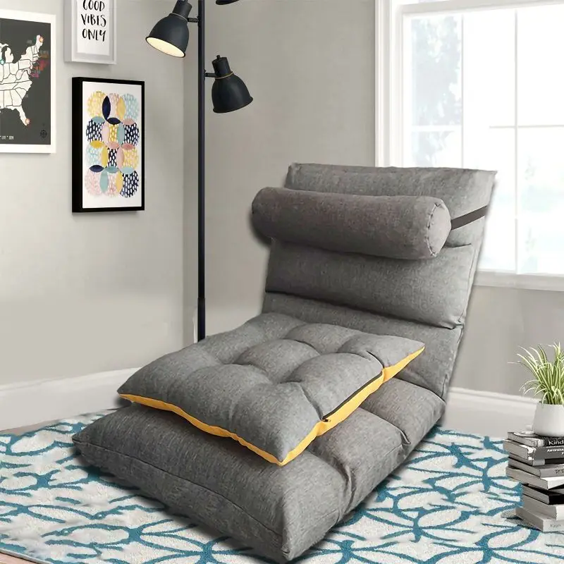 Lazy Sofa with Cushion and PillowTatami Folding Furniture Single Small Chaise Lounge Living Room Esports Game Seat Home Chair
Lazy Sofa with Cushion and PillowTatami Folding Furniture Single Small Chaise Lounge Living Room Esports Game Seat Home Chair
