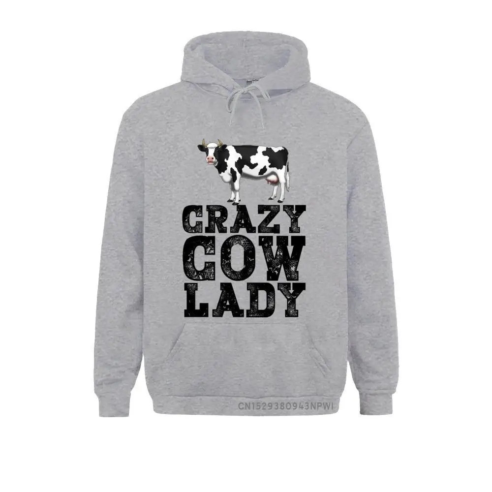 Крейзи корова леди молочный фермер забавная ферма пуловер с рисунком животного