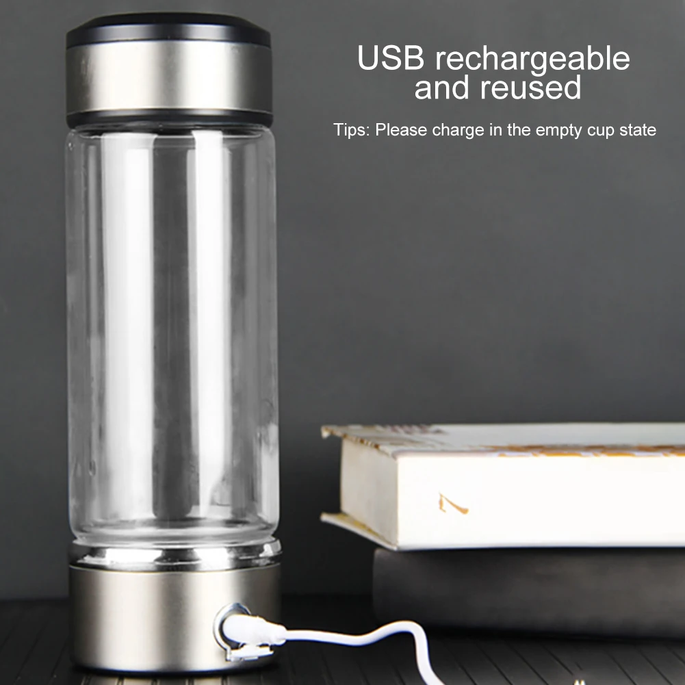 2019 New USB Rechargeable Smart Hydrogen Rich Water Cup Electrolysis Generator Ionizer High Borosilicate Glass Water Active
2019 New USB Rechargeable Smart Hydrogen Rich Water Cup Electrolysis Generator Ionizer High Borosilicate Glass Water Active
