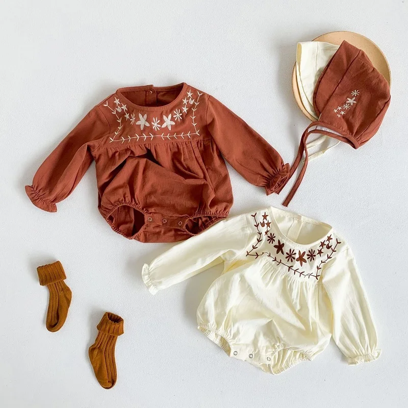 Toddler Infant Climbing Clothing For 0-3Y Newborn Baby Girls Clothes Korean Style Spring Baby Embroidery Floral Jumpsuit Outfits
Toddler Infant Climbing Clothing For 0-3Y Newborn Baby Girls Clothes Korean Style Spring Baby Embroidery Floral Jumpsuit Outfits