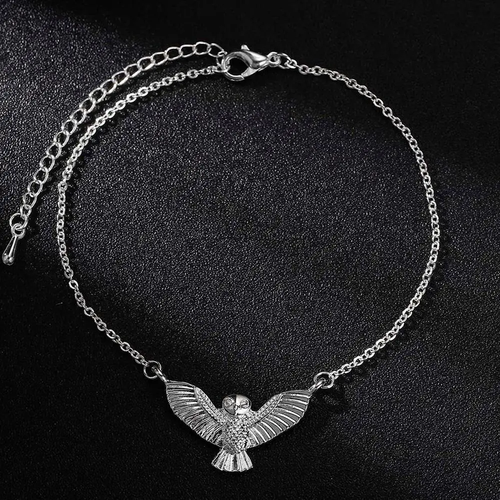 Todorova Cute Owl Pendant Bracelets for Women Link Chain Animal Bird Children Jewelry Gifts Girls Wholesale | Украшения и