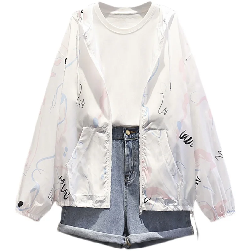 Women's Casual Jackets Spring Summer Windbreaker Coats Outdoor Hooded Jacket Plus Size Coat Women Baseball Clothing Outerwear 
Women's Casual Jackets Spring Summer Windbreaker Coats Outdoor Hooded Jacket Plus Size Coat Women Baseball Clothing Outerwear