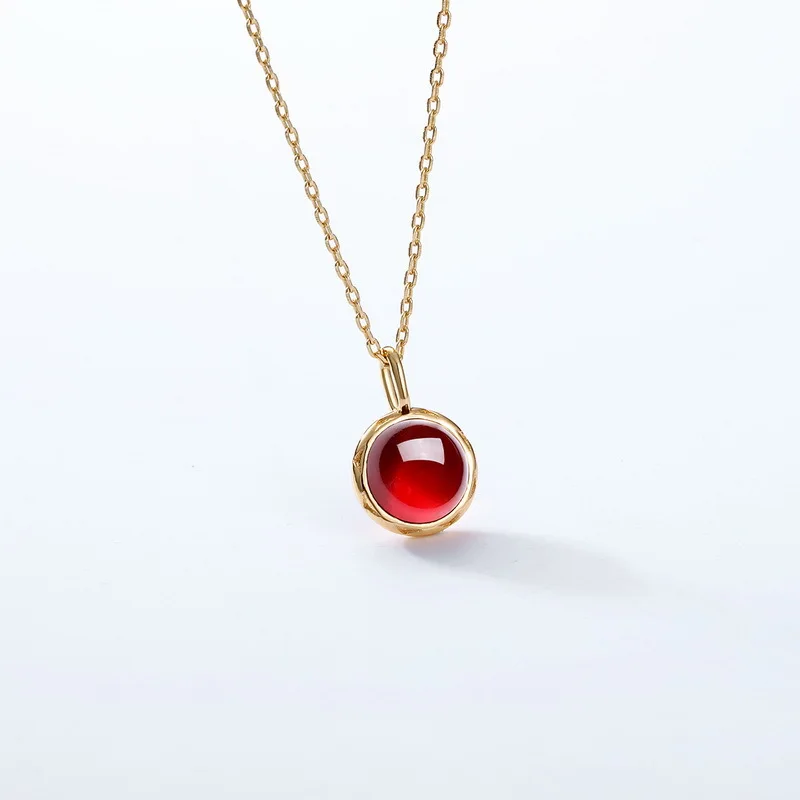 925 Sterling Silver Necklace Send Woman Natural Moissanite Garnet Diamond Necklace Wedding Light Luxury Jewelry Hot Sale
925 Sterling Silver Necklace Send Woman Natural Moissanite Garnet Diamond Necklace Wedding Light Luxury Jewelry Hot Sale
