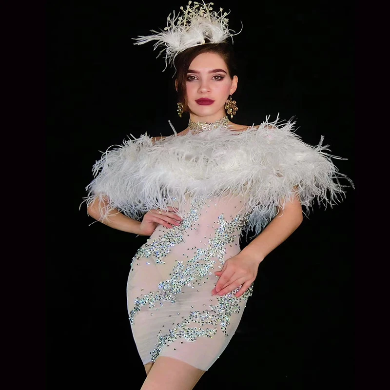 Women Sexy Stage Sparkly Silver Rhinestone Fringe Transparent Dress Women Dancer Show Celebrate Outfit Prom Bar Birthday Outfit
Women Sexy Stage Sparkly Silver Rhinestone Fringe Transparent Dress Women Dancer Show Celebrate Outfit Prom Bar Birthday Outfit
