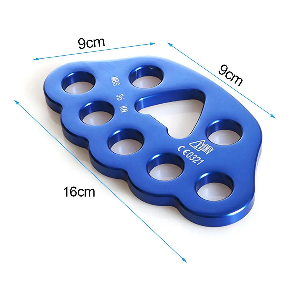 Rigging Anchor With 8 Holes Rig Plate Force Plate Force Splitter Board Outdoor Alloy Rock Climbing Component Board
Rigging Anchor With 8 Holes Rig Plate Force Plate Force Splitter Board Outdoor Alloy Rock Climbing Component Board