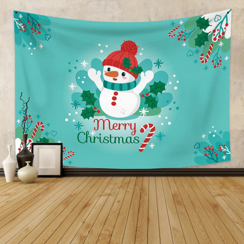 Laeacco Merry Christmas Tapestry Christmas Snowman Wall Hanging Cloth Background Blanket For Home Dorm Fantasy Decor
Laeacco Merry Christmas Tapestry Christmas Snowman Wall Hanging Cloth Background Blanket For Home Dorm Fantasy Decor