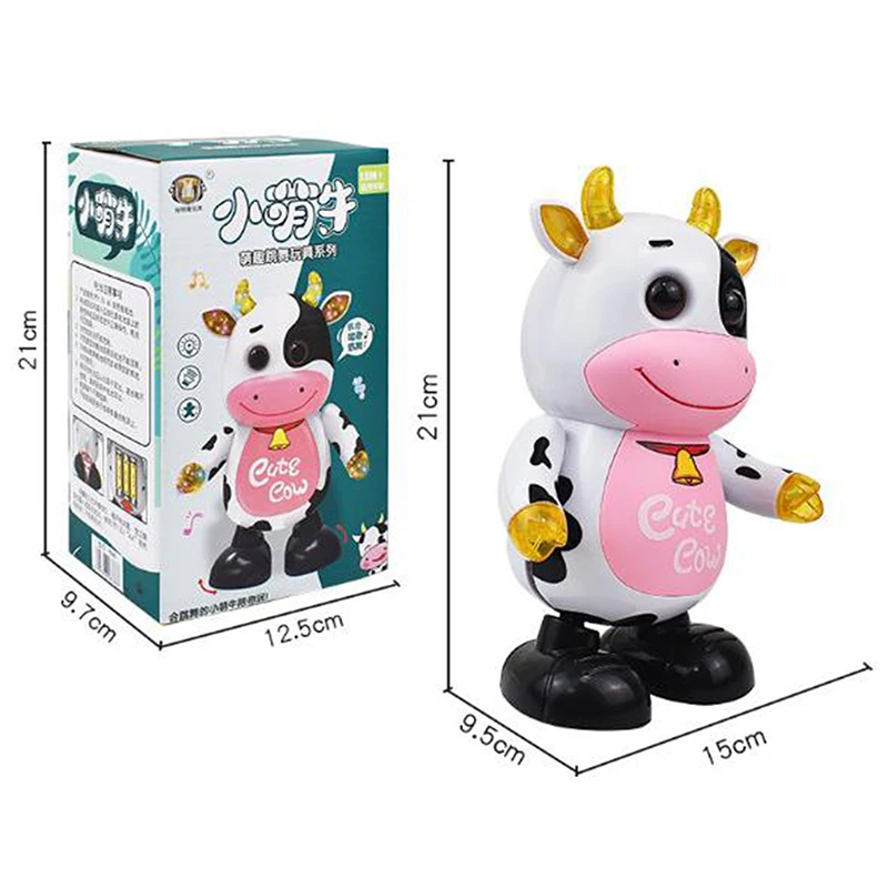1 x Plastic Flashing Singing Walking Cow Toy Dancing Toy Holiday Gifts Christmas Gift Birthday Gift For Kids Over 3 Years Old
1 x Plastic Flashing Singing Walking Cow Toy Dancing Toy Holiday Gifts Christmas Gift Birthday Gift For Kids Over 3 Years Old