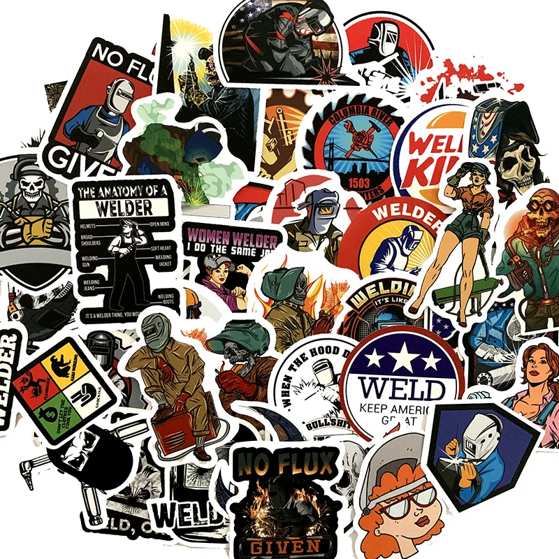 50pcs Cartoon image 2022 stickers for welding workers Stickers For Suitcase Skateboard Laptop Luggage Fridge Phone sticker
50pcs Cartoon image 2022 stickers for welding workers Stickers For Suitcase Skateboard Laptop Luggage Fridge Phone sticker