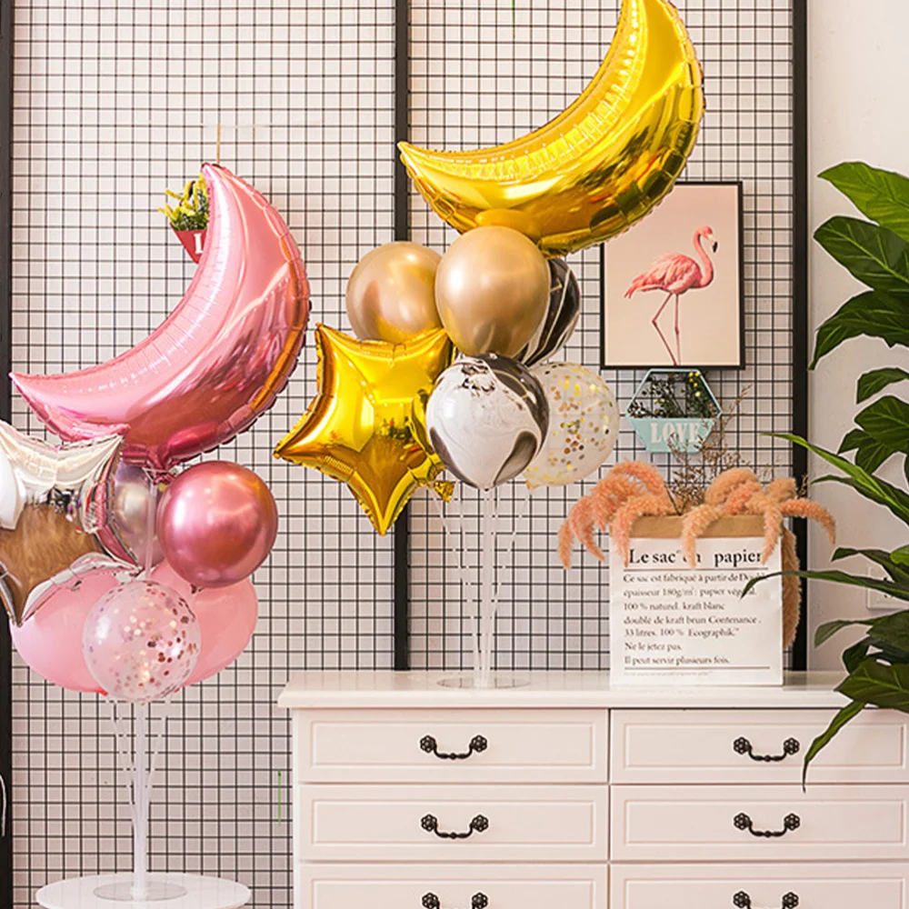 1 Set Festival Ornamental Balloons Moon Star Shaped Balloons Photography Props
1 Set Festival Ornamental Balloons Moon Star Shaped Balloons Photography Props