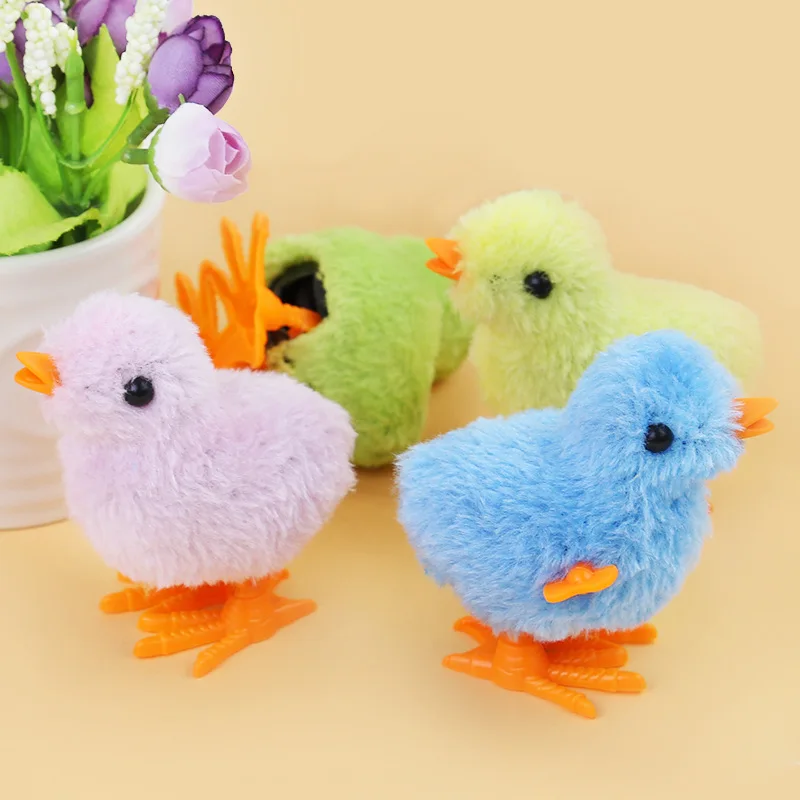 Wind up cute simulation chicken model Fluffy jumping toy Children's classic toys Gift for babys
Wind up cute simulation chicken model Fluffy jumping toy Children's classic toys Gift for babys