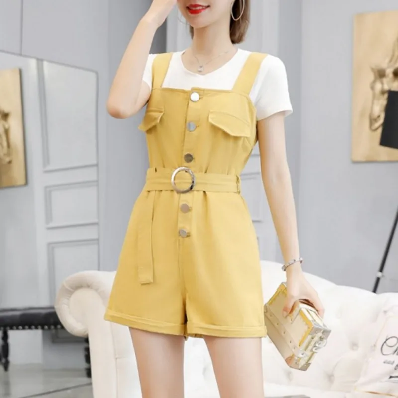 Short Overalls Women Summer Fashion New 2021 Casual Wide Leg Shorts Streetwear Sweet Pink Yellow High Waist Overalls Female S-XL
Short Overalls Women Summer Fashion New 2021 Casual Wide Leg Shorts Streetwear Sweet Pink Yellow High Waist Overalls Female S-XL