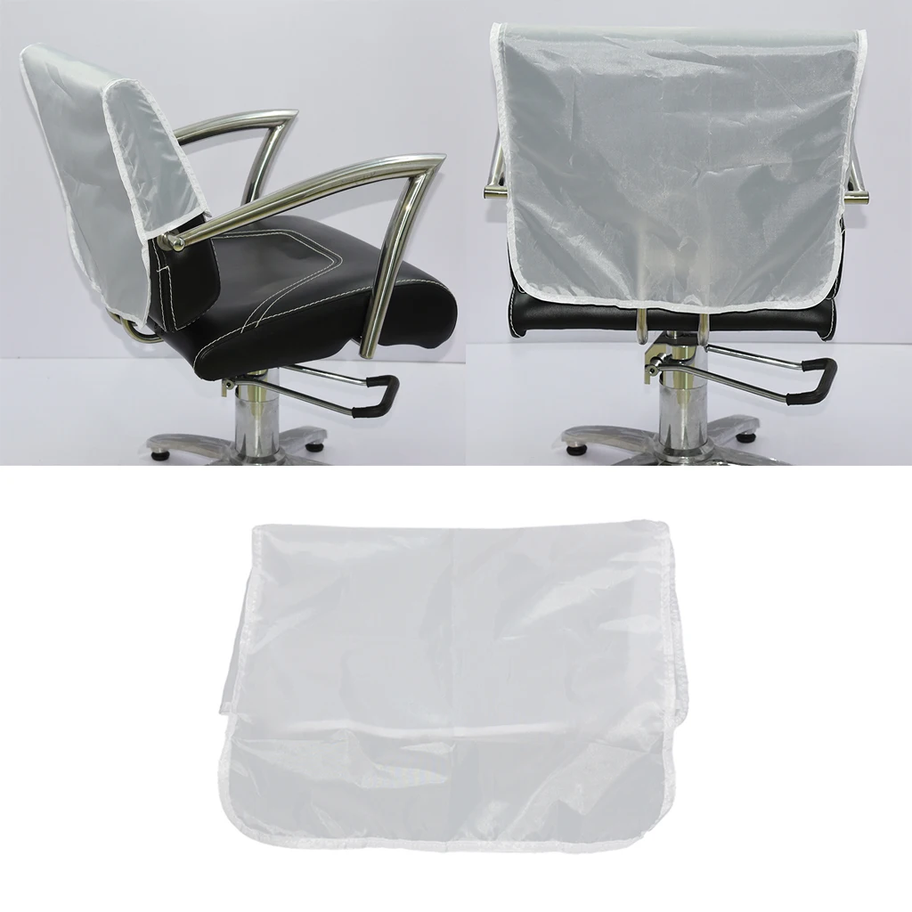 

Barber Beauty Salon Chair Protective Cover Professional Salon Baber Hairdressing Chair Back Covers Clear Black