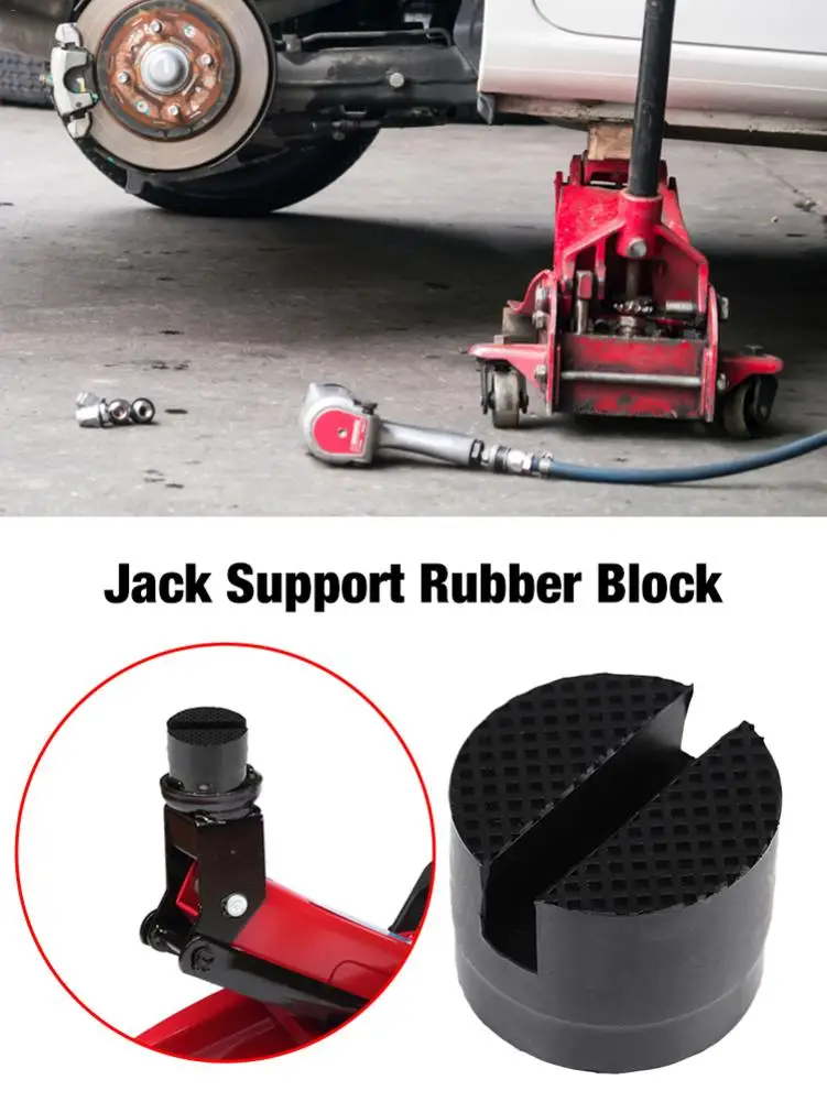 Universal Rubber Jack Pad Jack Support Rubber Block Support Pinch Weld Slotted Floor Frame Rail Adapter Car Removal Repair Tool
Universal Rubber Jack Pad Jack Support Rubber Block Support Pinch Weld Slotted Floor Frame Rail Adapter Car Removal Repair Tool