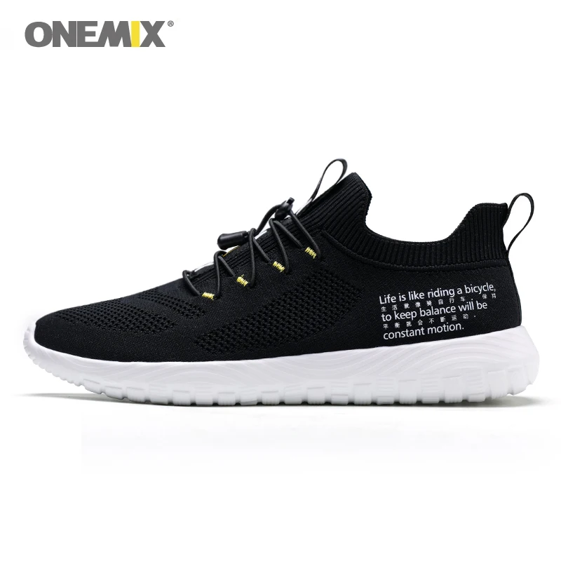 Onemix Men's Running Shoes Outdoors For Sports Shoes Black Mesh Breathable Man Lace up Walking Fitness Athletic jogging Sneakers
Onemix Men's Running Shoes Outdoors For Sports Shoes Black Mesh Breathable Man Lace up Walking Fitness Athletic jogging Sneakers