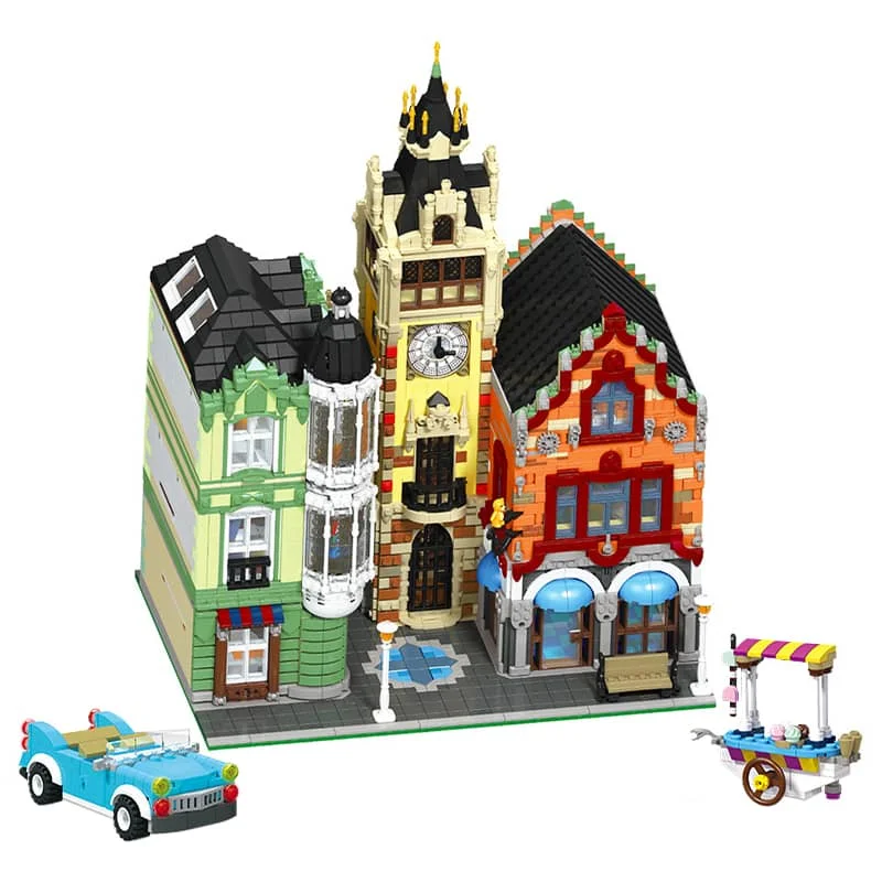Model Building Blocks The Clock Tower Square With 11 Action Figures Street View Modular MOC Bricks Set Gifts Toys For Children
Model Building Blocks The Clock Tower Square With 11 Action Figures Street View Modular MOC Bricks Set Gifts Toys For Children