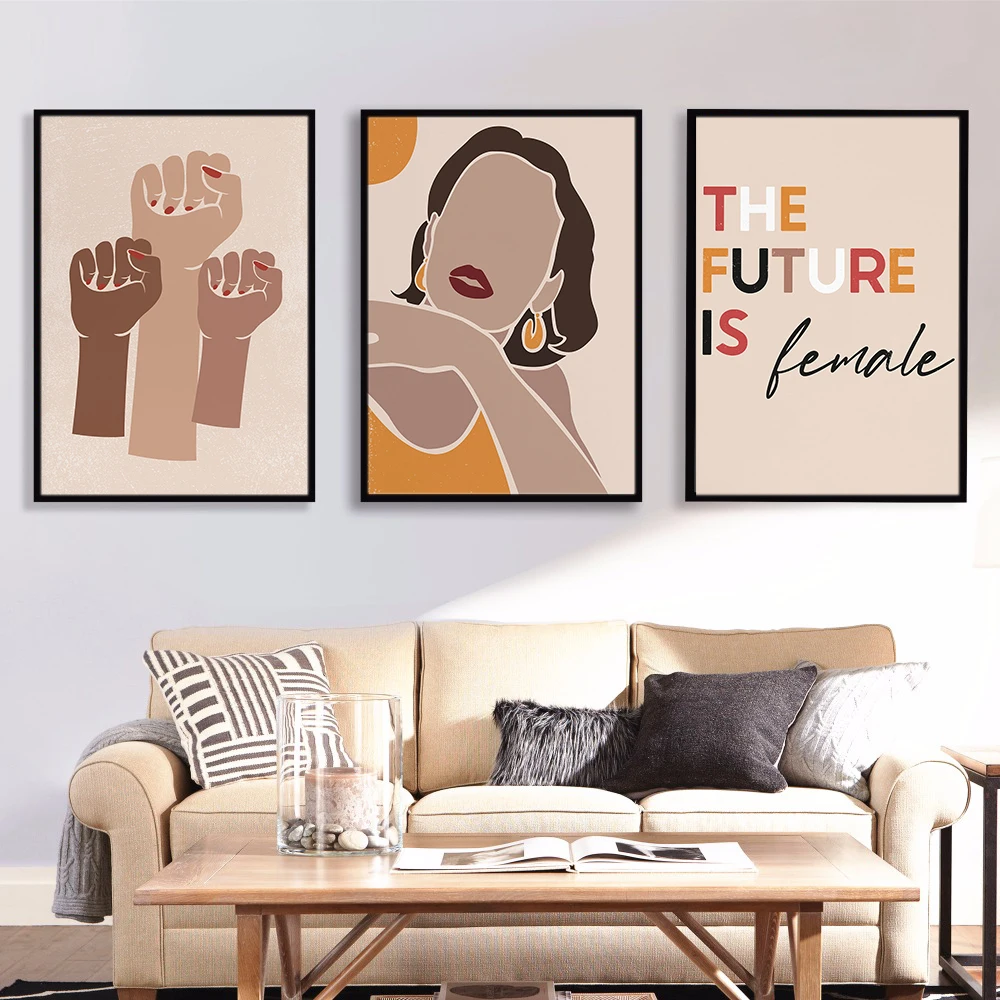 Feminist Poster Girl Power Art Prints Girls Gift Empowered Women Modern Wall Art Canvas Painting Picture Woman Room Wall Decor
Feminist Poster Girl Power Art Prints Girls Gift Empowered Women Modern Wall Art Canvas Painting Picture Woman Room Wall Decor