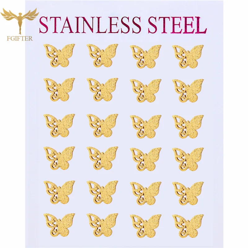 Butterfly Earrings Stud for Women's Stainless Steel Frosted Golden Earrings Sweet Fashion Aesthetic Design Girls Fashion Jewelry
Butterfly Earrings Stud for Women's Stainless Steel Frosted Golden Earrings Sweet Fashion Aesthetic Design Girls Fashion Jewelry