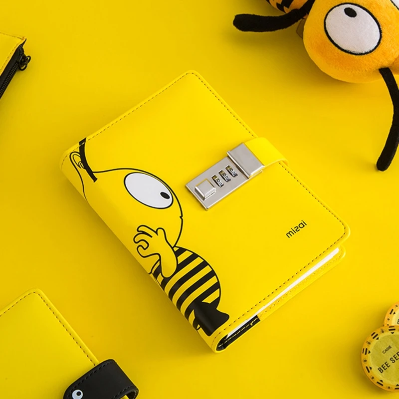 A6 PU Leather Journal Diary Planner Notebook with Combination Password Lock Traveler Agenda Notepad School Stationery 
A6 PU Leather Journal Diary Planner Notebook with Combination Password Lock Traveler Agenda Notepad School Stationery