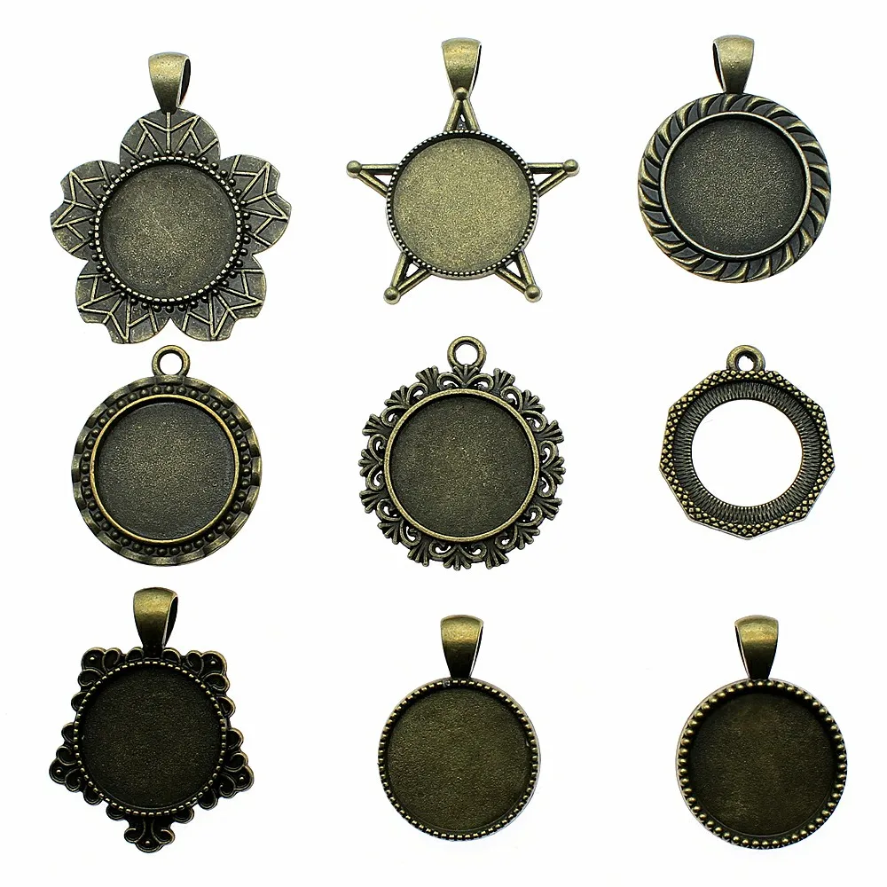 10pcs Fit 20mm Cabochon Antique Bronze Cabochon Base Setting Collection Charms Pendant For Jewelry Making
10pcs Fit 20mm Cabochon Antique Bronze Cabochon Base Setting Collection Charms Pendant For Jewelry Making