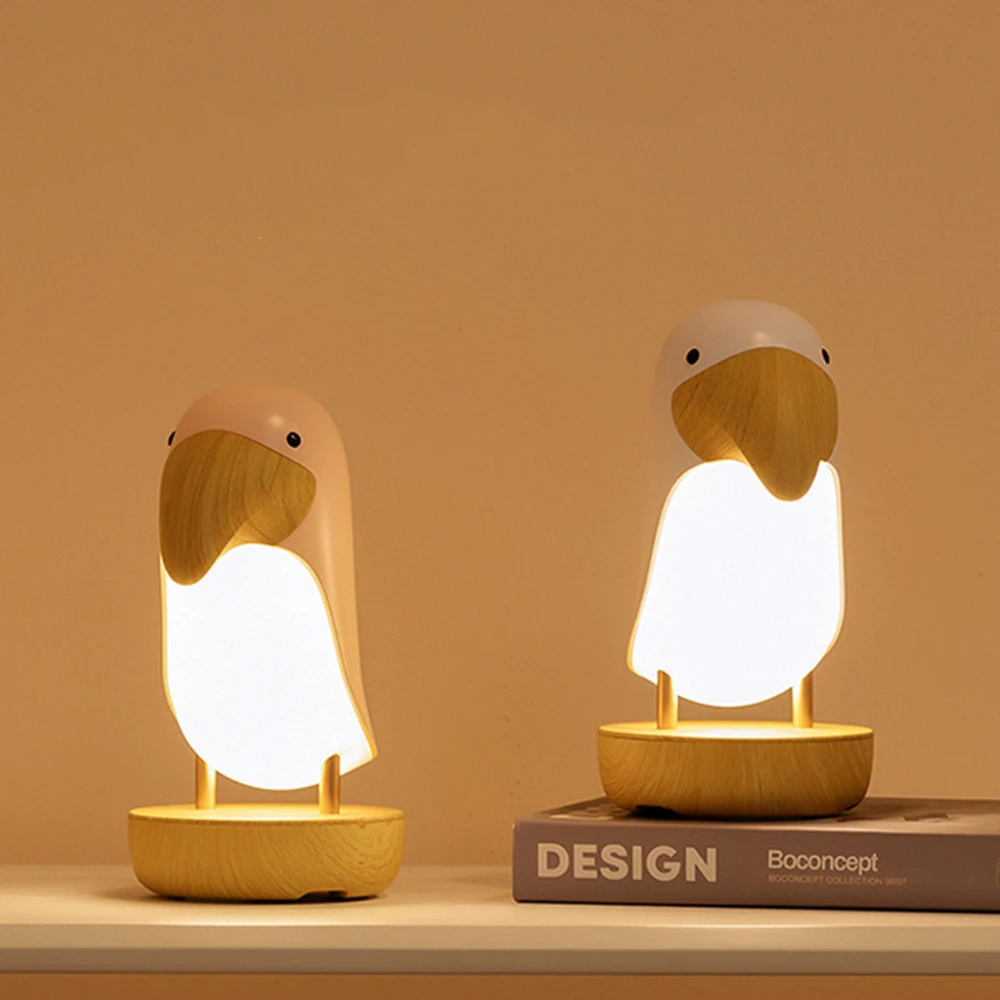 LED Toucan Bird Night Light Wooden Bird Night Light With Bluetooth Speaker USB Rechargeable LED Table Lamp Bedroom Decoration
LED Toucan Bird Night Light Wooden Bird Night Light With Bluetooth Speaker USB Rechargeable LED Table Lamp Bedroom Decoration