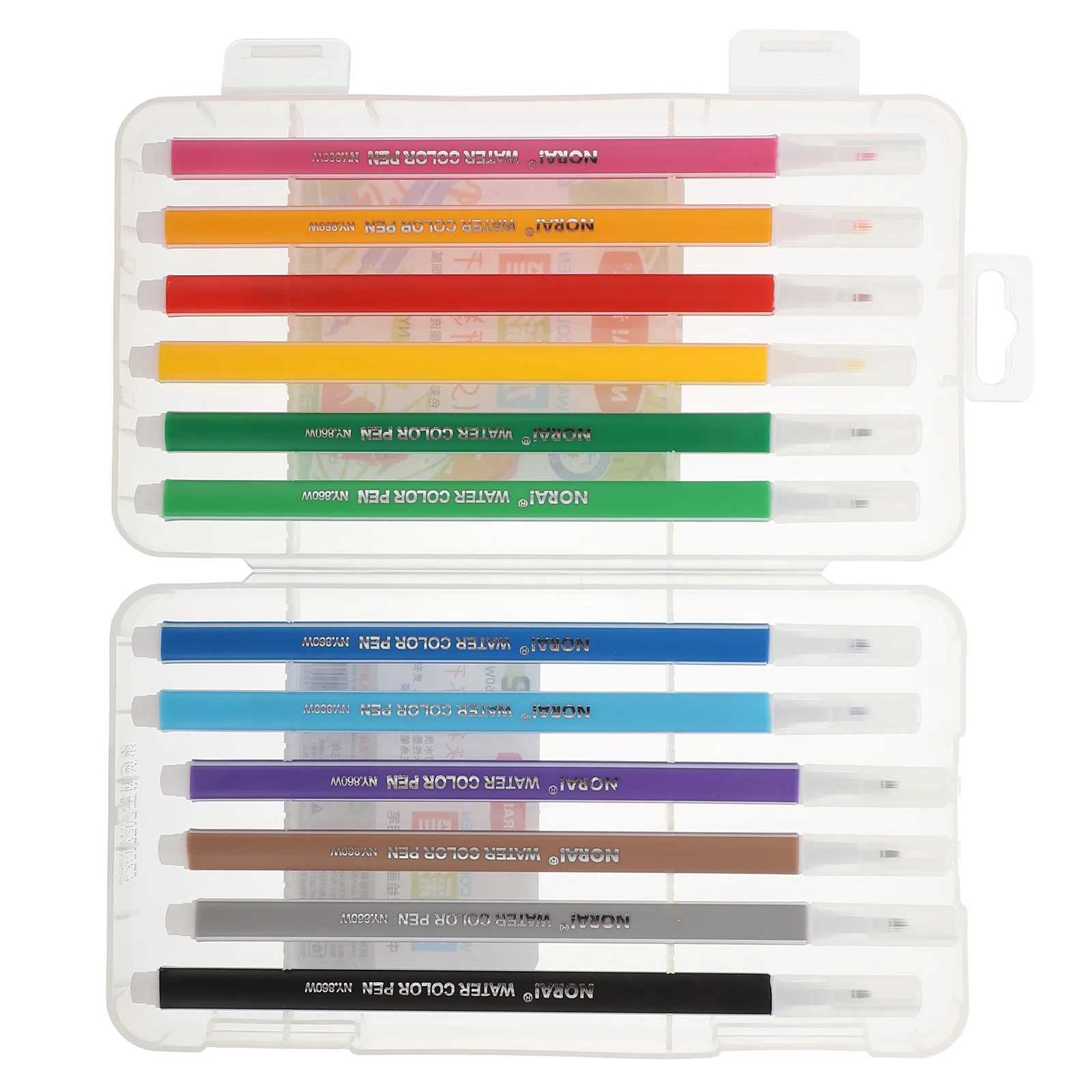 1 Box Portable 12-color Water Color Pens Practical Children Drawing Pens 
1 Box Portable 12-color Water Color Pens Practical Children Drawing Pens