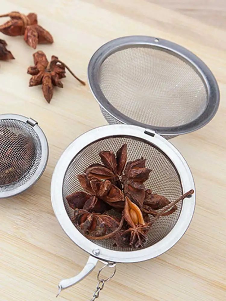 Tea Strainer Filter 304 Stainless Steel Tea Infuser Ball Tea Maker Soup Hot Pot Spice Ball Herb Spice Filter 
Tea Strainer Filter 304 Stainless Steel Tea Infuser Ball Tea Maker Soup Hot Pot Spice Ball Herb Spice Filter