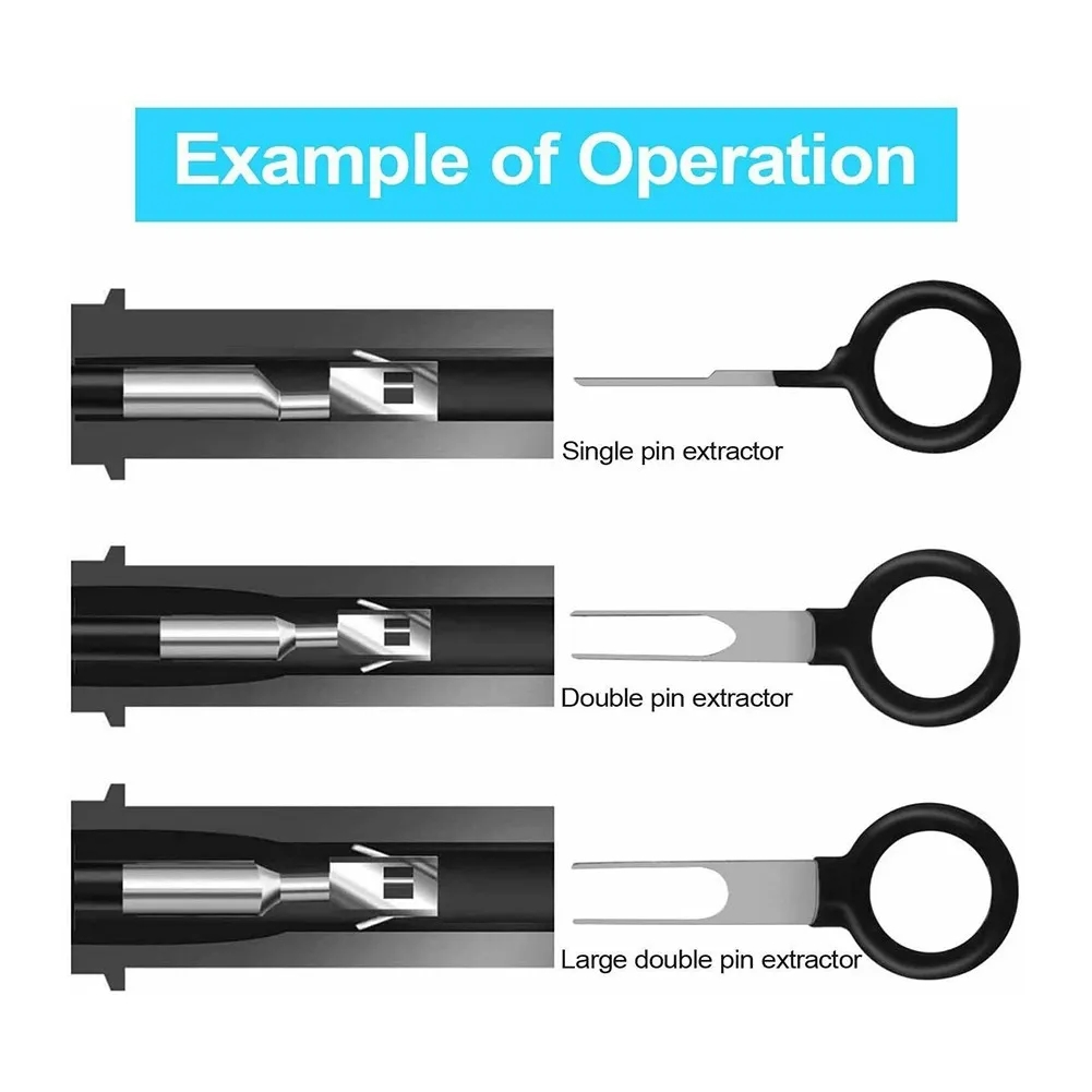 Wiring Crimp Connector Pin Kit Wire Terminal Removal Tools 91pcs Durable Removal Tools
Wiring Crimp Connector Pin Kit Wire Terminal Removal Tools 91pcs Durable Removal Tools