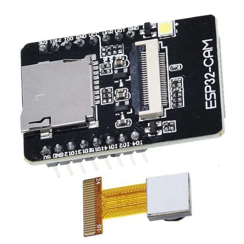ESP32-CAM WiFi + Bluetooth Module Camera Module Development Board ESP32 with Camera Module OV2640 2MP for Arduino 
ESP32-CAM WiFi + Bluetooth Module Camera Module Development Board ESP32 with Camera Module OV2640 2MP for Arduino