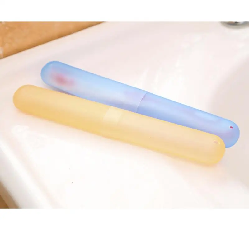 1 Pcs Toothbrush Holder Portable Travel Hiking Camping Toothbrush Protect Holder Convenient Reusable Random Color Bathroom
1 Pcs Toothbrush Holder Portable Travel Hiking Camping Toothbrush Protect Holder Convenient Reusable Random Color Bathroom
