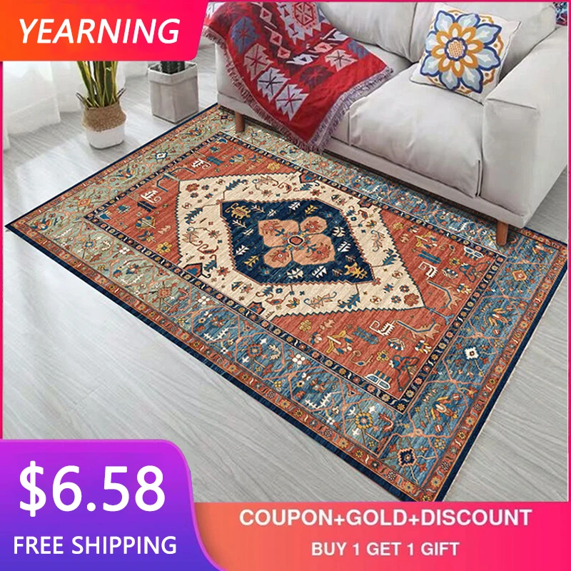 Bohemian Carpets Persian Style Non-Slip Carpet for Living Room Bedroom Study Rectangle Area Rugs Boho Morocco Entrance Doormat
Bohemian Carpets Persian Style Non-Slip Carpet for Living Room Bedroom Study Rectangle Area Rugs Boho Morocco Entrance Doormat