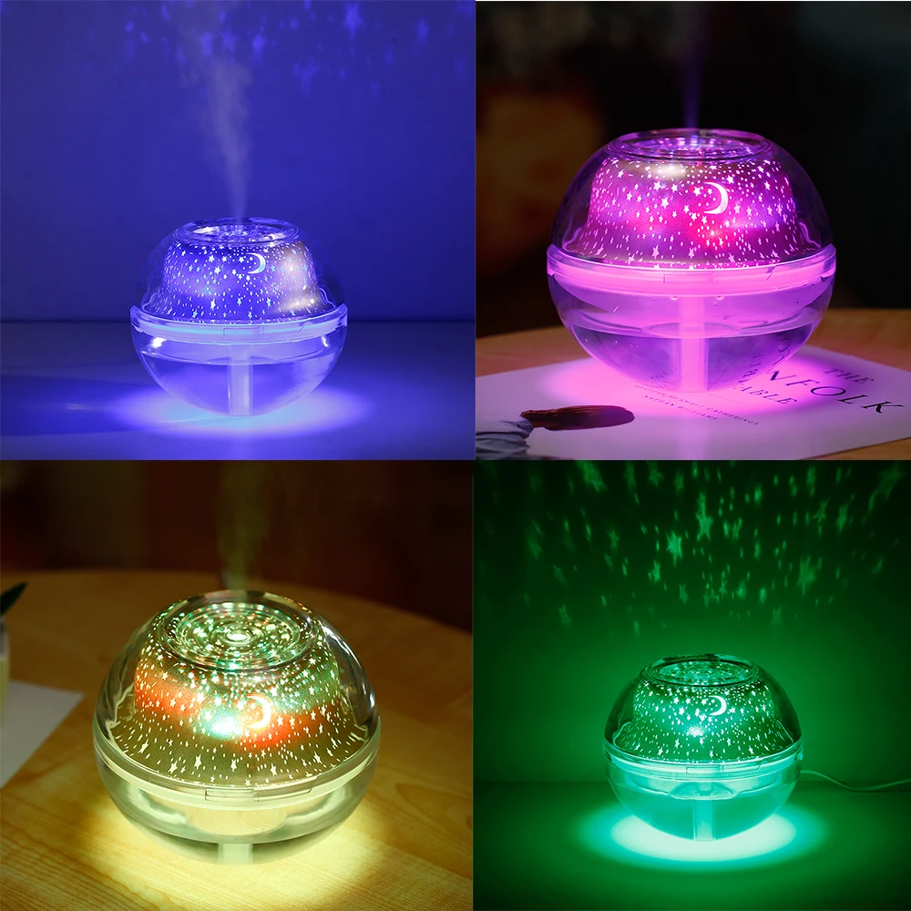 500ML air Humidifier usb Ultrasonic Aromatherapy Diffuser with Star sky Lamp for Home Babyroom Mini Electric Mist Maker Fogger
500ML air Humidifier usb Ultrasonic Aromatherapy Diffuser with Star sky Lamp for Home Babyroom Mini Electric Mist Maker Fogger
