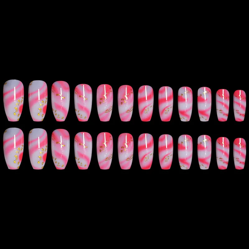 24pcs Pink White Coffin Fake Nail Patch Glue Type Removable Long Paragraph Fashion Manicure False Nails Patch CIN6 899
24pcs Pink White Coffin Fake Nail Patch Glue Type Removable Long Paragraph Fashion Manicure False Nails Patch CIN6 899