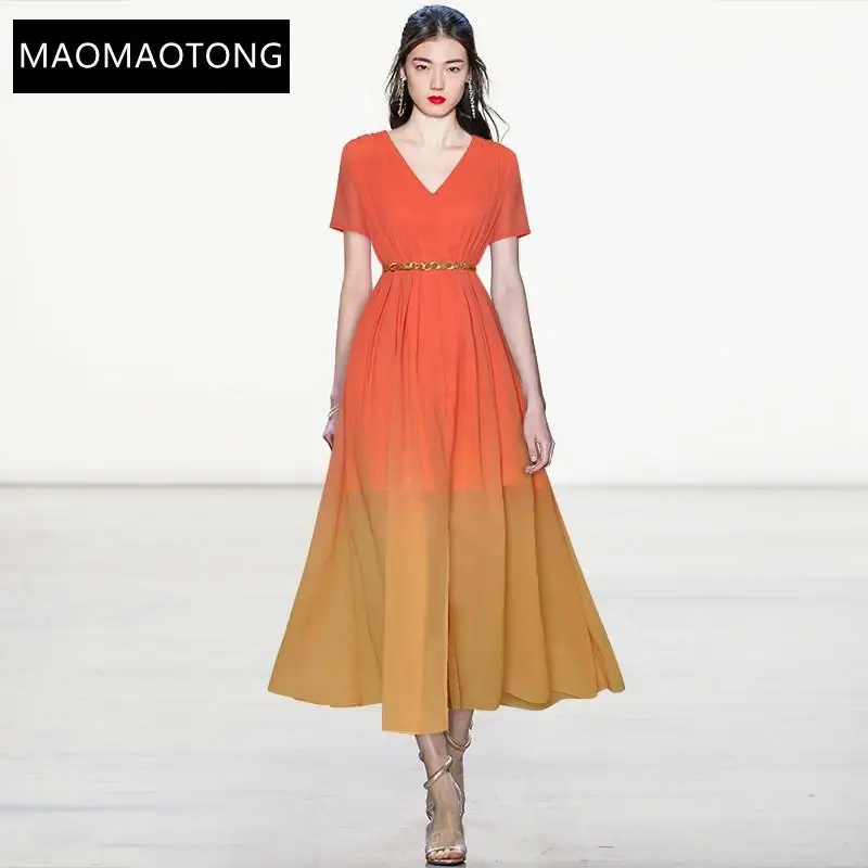 Fashion Designer Summer Midi Dress Women's Short Sleeve /Sleeveless V-neck Sashes Ombre Stylish Party Dress Vestidos
Fashion Designer Summer Midi Dress Women's Short Sleeve /Sleeveless V-neck Sashes Ombre Stylish Party Dress Vestidos