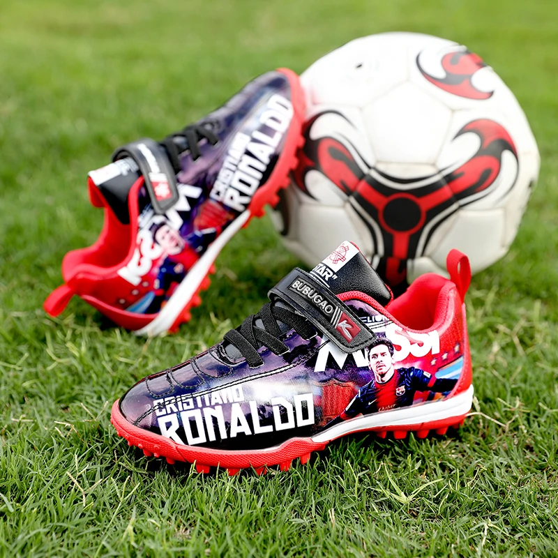31-38 Children's Soccer Cleats Outdoor Turf Training Football Shoes Hook Loop Trainers Kids Sneakers Indoor Soccer Boots for Boy
31-38 Children's Soccer Cleats Outdoor Turf Training Football Shoes Hook Loop Trainers Kids Sneakers Indoor Soccer Boots for Boy
