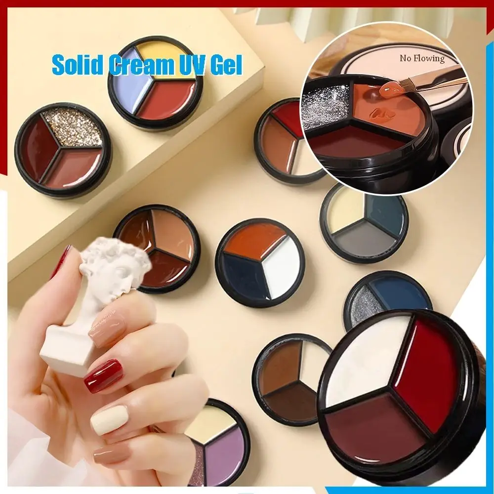 for Manicure Cream color Non-toxic Soak Off UV Gel Nail Solid Glue Nail Solid Polish Three-color Nail Gel Nail Varnish
for Manicure Cream color Non-toxic Soak Off UV Gel Nail Solid Glue Nail Solid Polish Three-color Nail Gel Nail Varnish