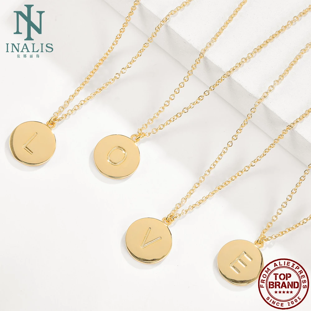 A to Z 26 Letter Necklaces For Women and Men Unisex Necklaces Unique Design Chain Necklaces Round Pendant Simple Fashion Jewelry
A to Z 26 Letter Necklaces For Women and Men Unisex Necklaces Unique Design Chain Necklaces Round Pendant Simple Fashion Jewelry
