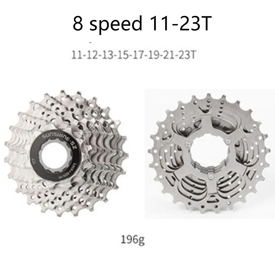 8 Speed Road Bike Freewheel 11-23T/25T/28T Bicycle Flywheel Steel Cassette Sprocket For Shimanos SRAM Bicycle Accessories
8 Speed Road Bike Freewheel 11-23T/25T/28T Bicycle Flywheel Steel Cassette Sprocket For Shimanos SRAM Bicycle Accessories