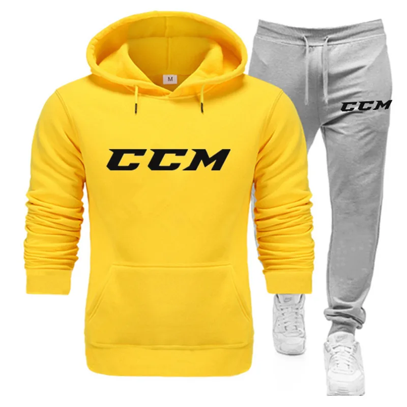 Men CCM Tracksuit Casual 2 Pieces Sets Sweatshirt Hooded+Sweatpants CCM Print Sportswear Mens Clothes Jogger Sport Suit
Men CCM Tracksuit Casual 2 Pieces Sets Sweatshirt Hooded+Sweatpants CCM Print Sportswear Mens Clothes Jogger Sport Suit