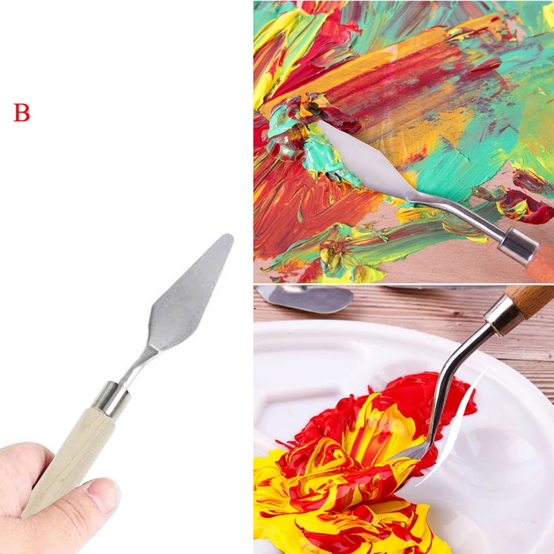 Палетка масляных красок инструмент для рисования скребок нож текстурного