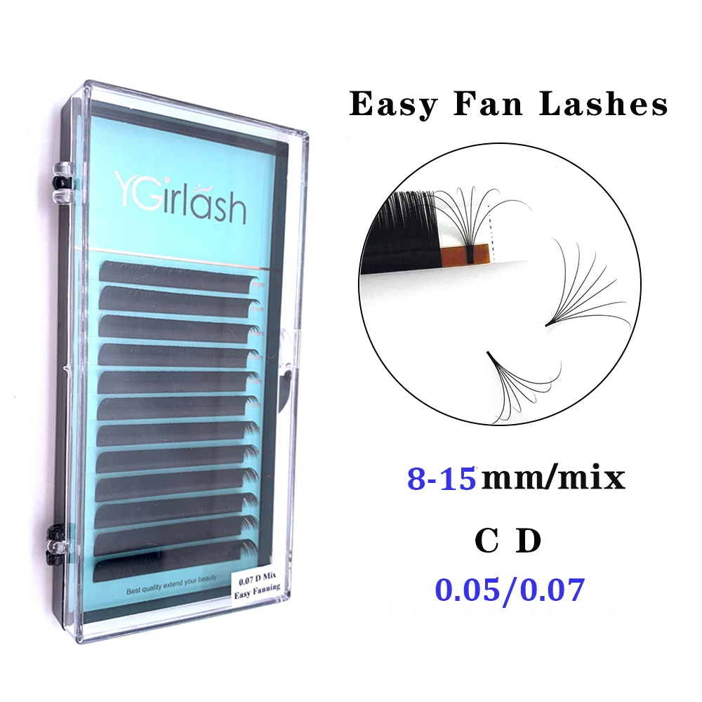 YGirlash Easy Fan Lashes Bloom Eyelash Extension Self Handing Making Fast Flowering Pre-bonded Mega Volume Lashes
YGirlash Easy Fan Lashes Bloom Eyelash Extension Self Handing Making Fast Flowering Pre-bonded Mega Volume Lashes
